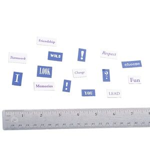 Mini Magnet Set Cute Fun Words 15 magnets